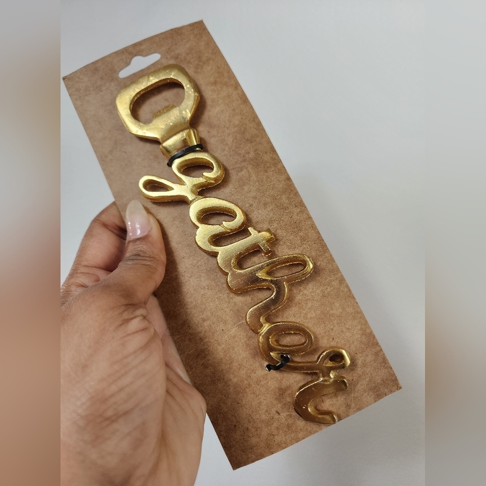 Gold 'Gather' Bottle Openers Heavyweight - Picture 4 of 12